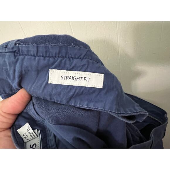 Bonobos Size 34 x 30 Navy Cotton Straight Fit Pants - Picture 3 of 4